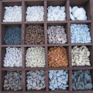 Sỏi quay trang trí sân vườn