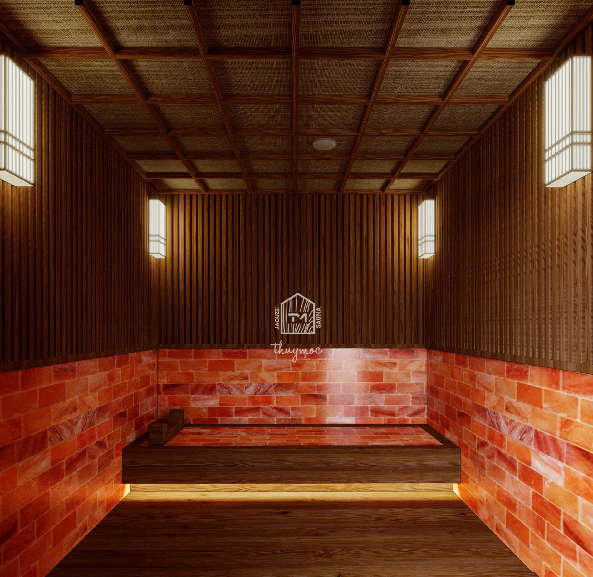 Ưu điểm nổi bật của công trình phòng xông hơi biệt thự cô Lâm