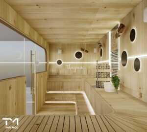 Thiết kế phòng xông hơi gia đình tại Nha Trang