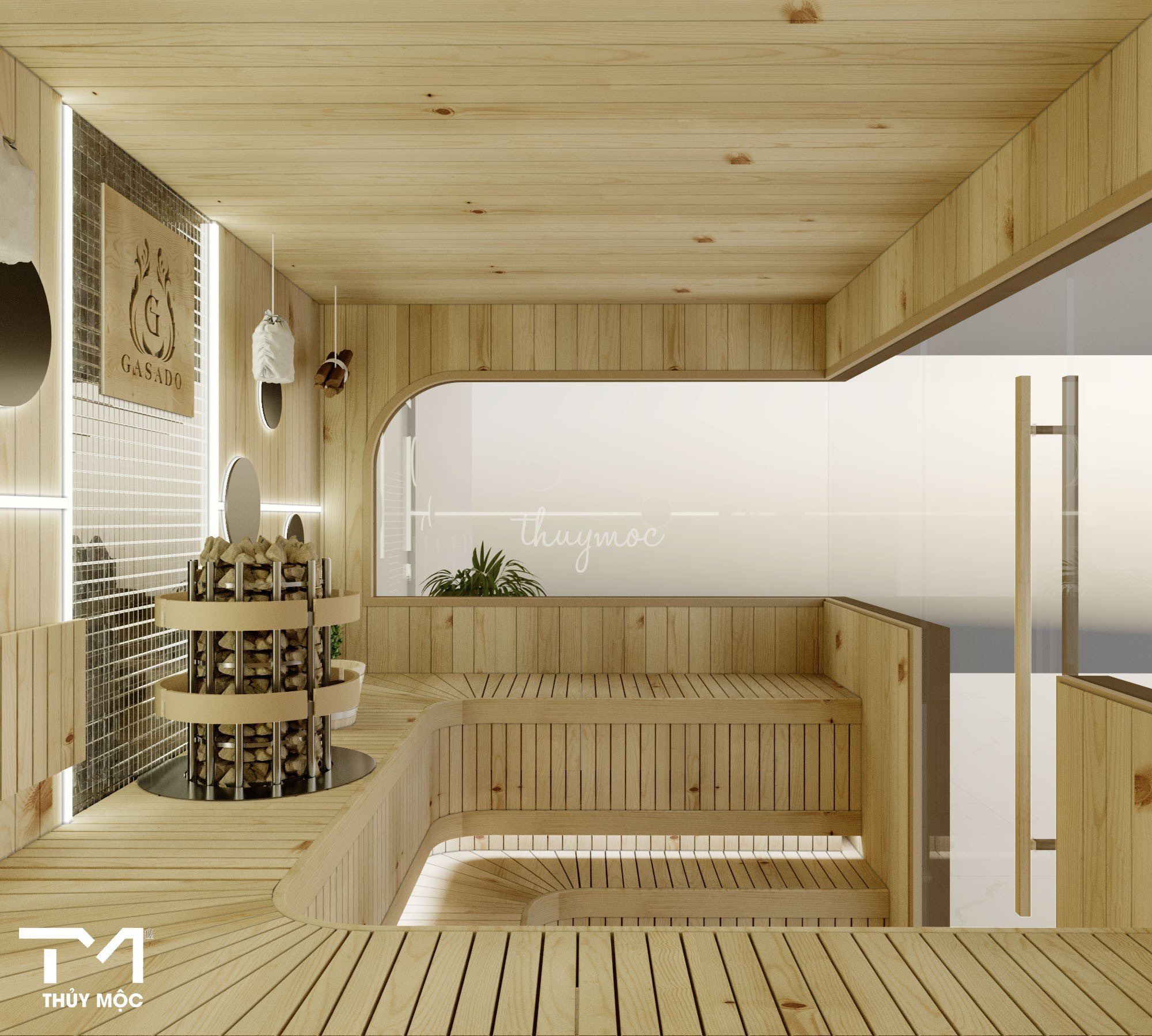 Lợi ích khi thiết kế phòng xông hơi gia đình