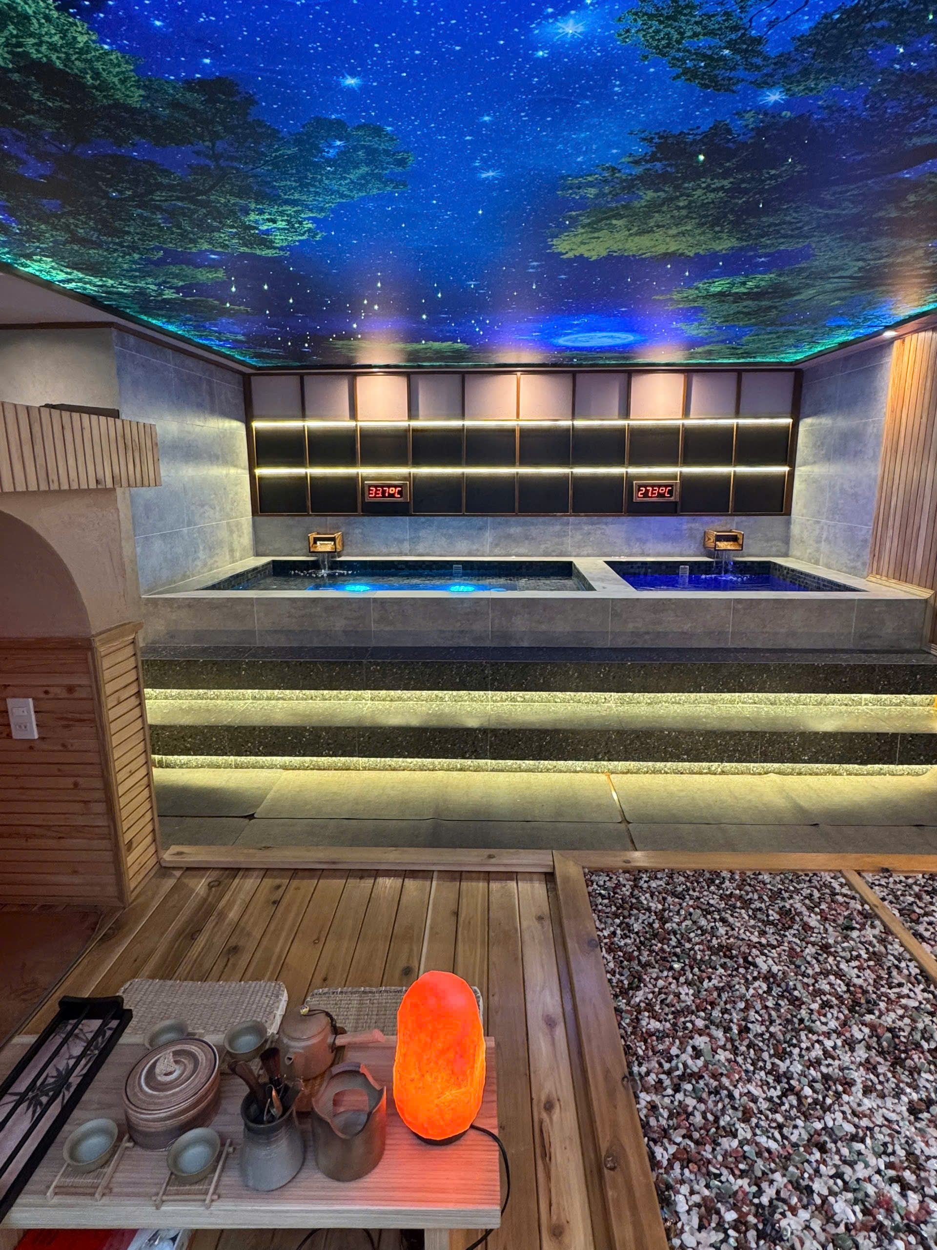 Dự án tổ hợp phòng xông – bể sục tại biệt thự nhà anh Nguyên