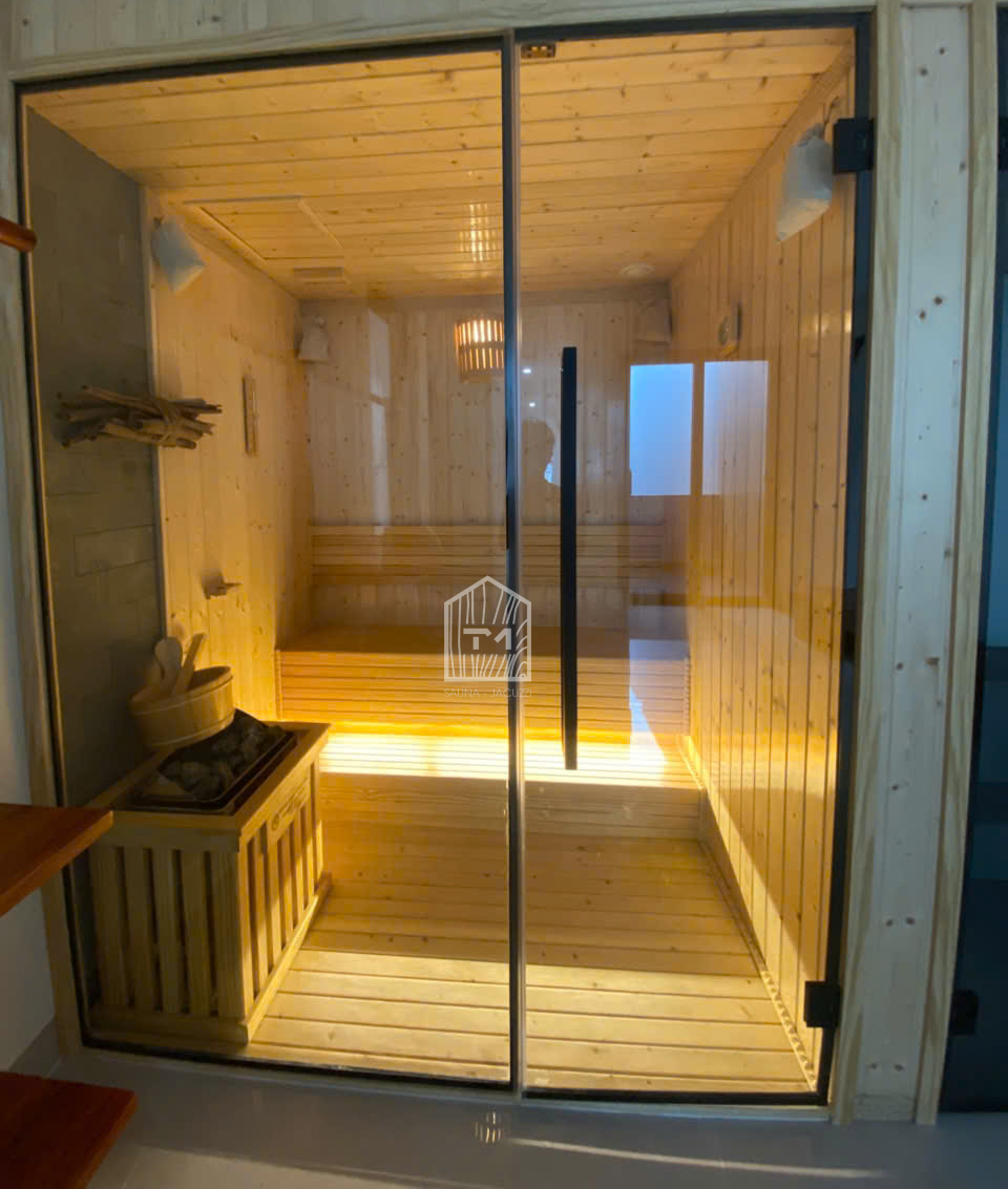 Cấu tạo phòng xông hơi khô sauna