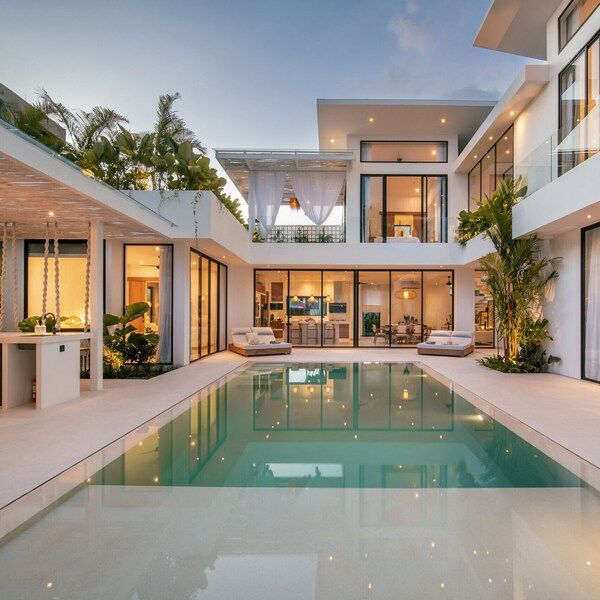 Ưu điểm khi thiết kế bể bơi biệt thự