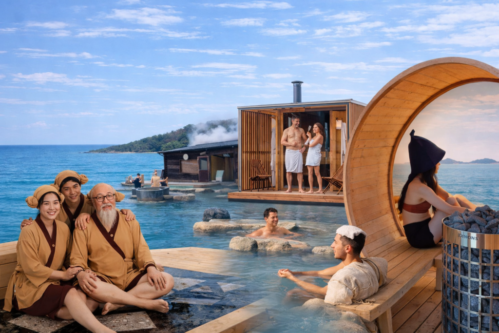 Danh sách những kiểu phòng xông hơi độc đáo nhất thế giới