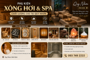 Phụ kiện xông hơi, phụ kiện spa tại Quy Nhơn