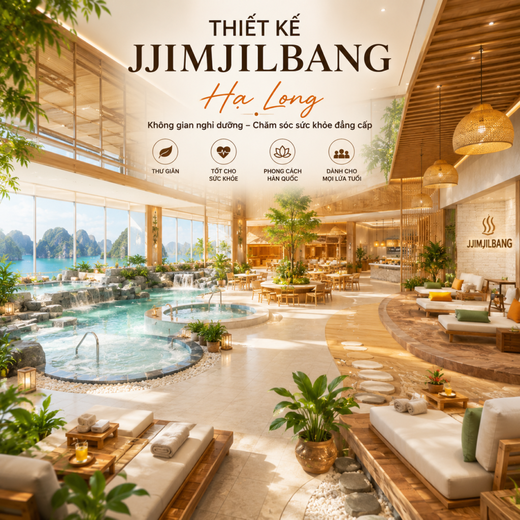 Thiết kế Jjimjilbang Hạ Long