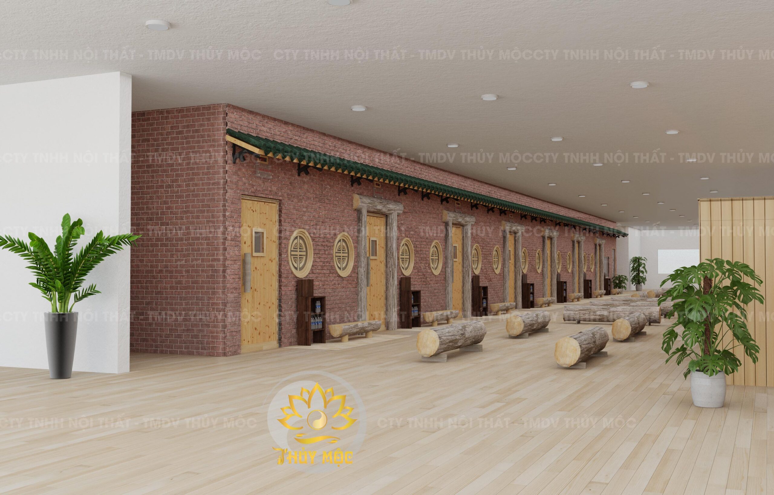 Khu tắm Onsen kiểu Hàn – Nhật